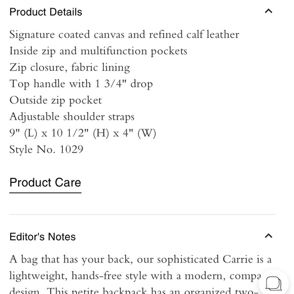 ❇️NWT Coach retail Carrie Backpack 23 In Signature Canvas - Picture 3 of 16